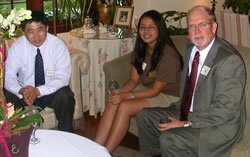 Image of Wei Du, Michelle Tsai, and Dean Richard Oliver